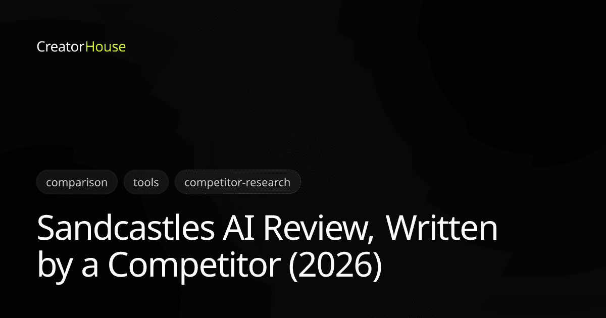 Sandcastles AI Review, Written by a Competitor (2026)